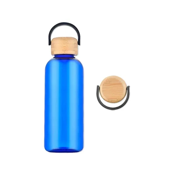 21 Oz. RPET Water Bottle with Bamboo Lid