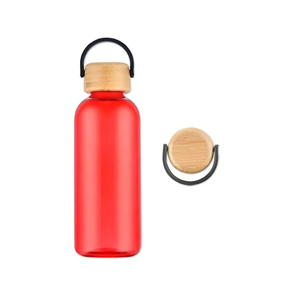 21 Oz. RPET Water Bottle with Bamboo Lid
