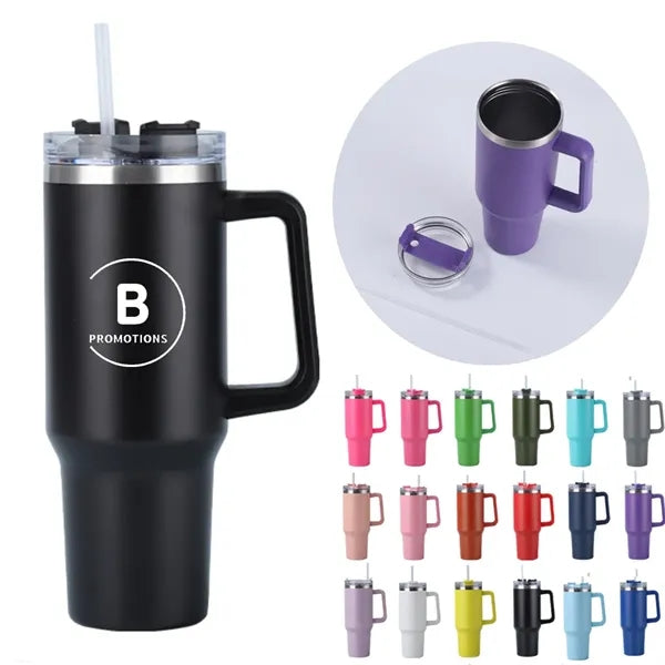40oz stainless steel insulated durable car-friendly tumbler