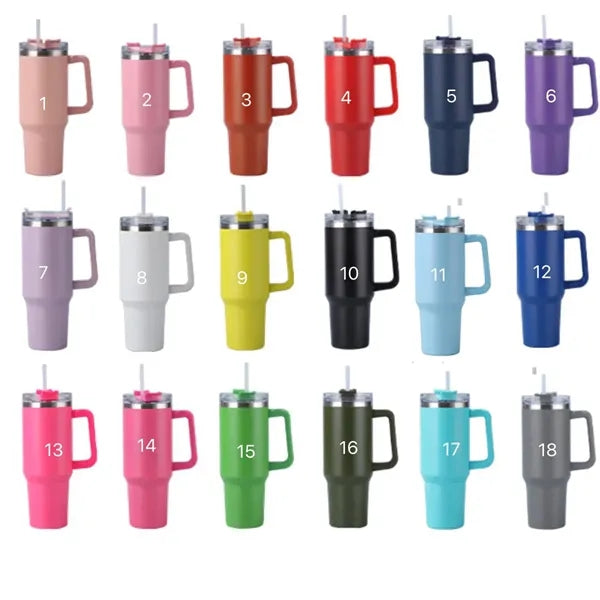 40oz stainless steel insulated durable car-friendly tumbler