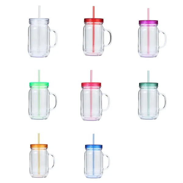 20 oz Double Insulated Tumbler with Straw