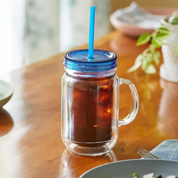 20 oz Double Insulated Tumbler with Straw