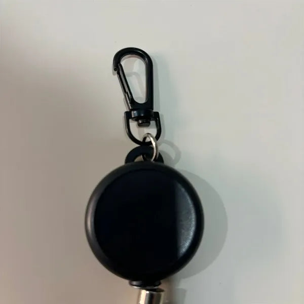 Retractable Steel Cable Keychain
