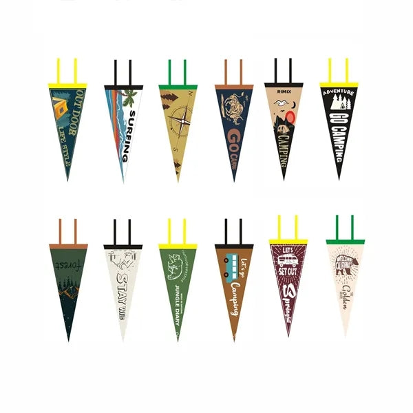 Outdoor Camp Felt Flags