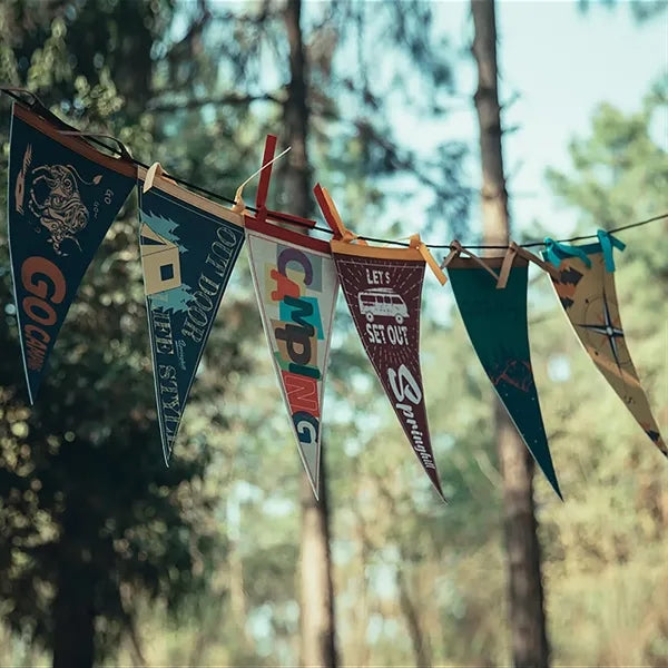 Outdoor Camp Felt Flags
