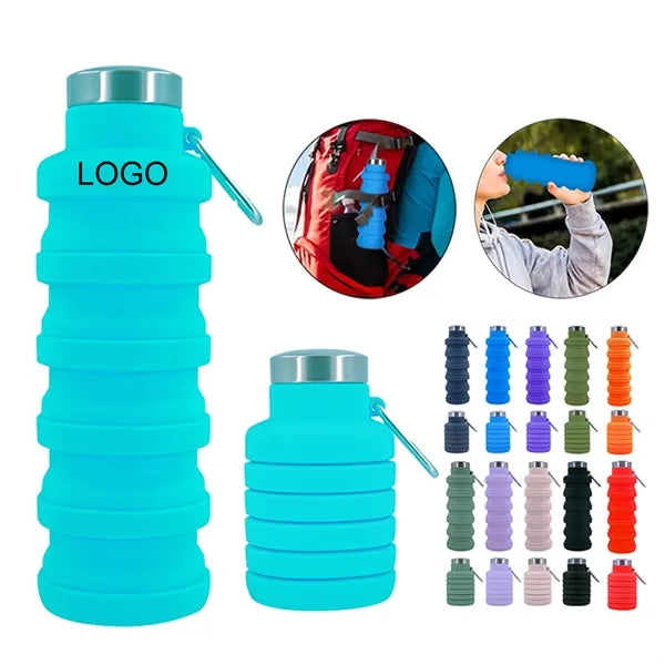 Silicone Foldable Water Bottle for Outdoor Use