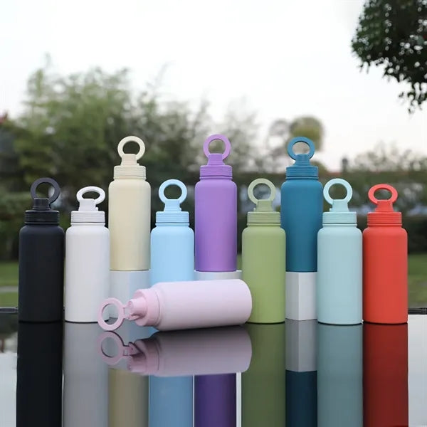 1L Insulated Water Bottle with Phone Holder