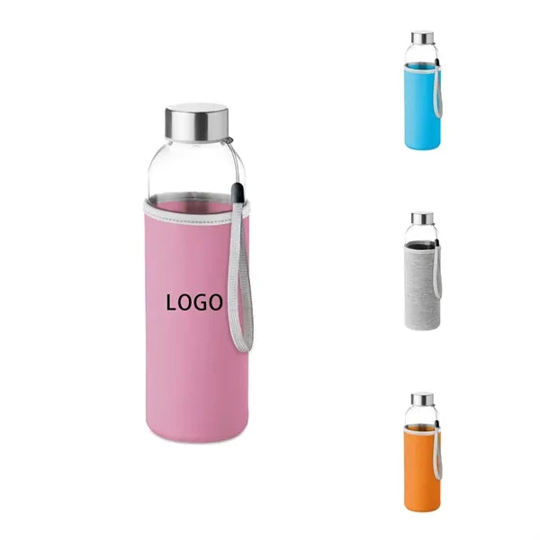 Glass Water Bottle With Cloth Cover