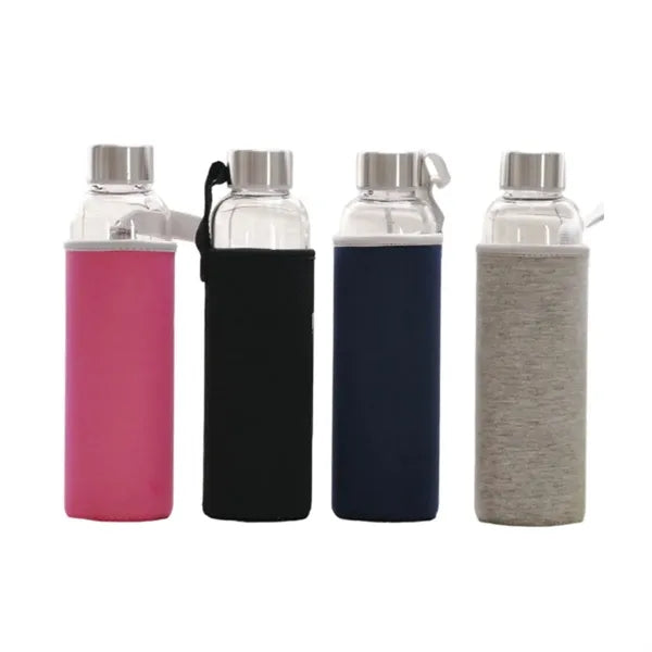 Glass Water Bottle With Cloth Cover