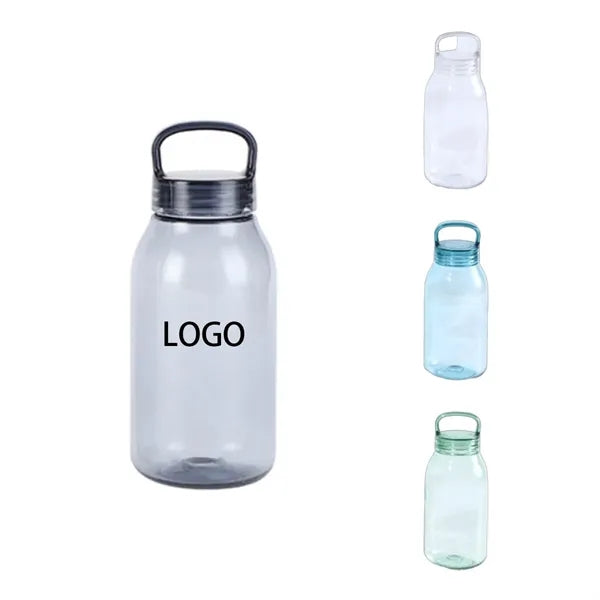 Transparent Plastic Water Bottle With Handle