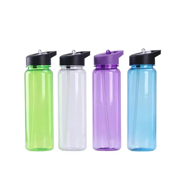 Outdoor Sports Straw Mug Water Bottle