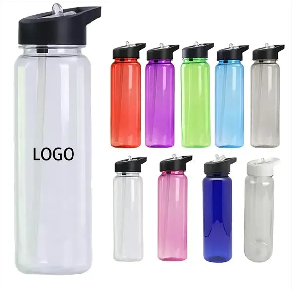 Outdoor Sports Straw Mug Water Bottle