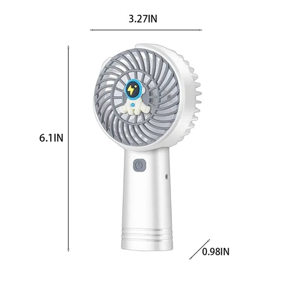 Usb Charging Portable Cartoon Handheld Fan