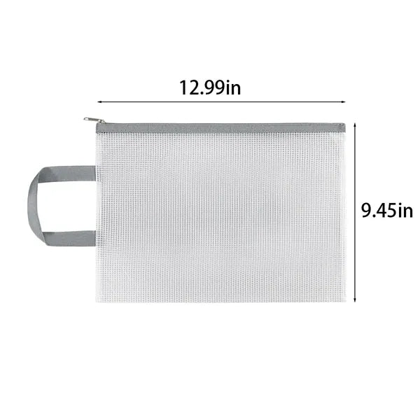 Pvc Mesh Handheld Zipper Bag