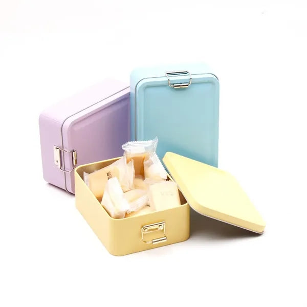 Colorful Rectangle Storage Tin Box