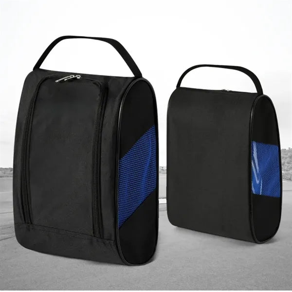 Breathable Golf Shoe Bag With Handle And Zipper Closure