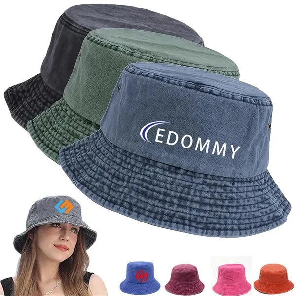Cowboy Pre-Washed Bucket Hat