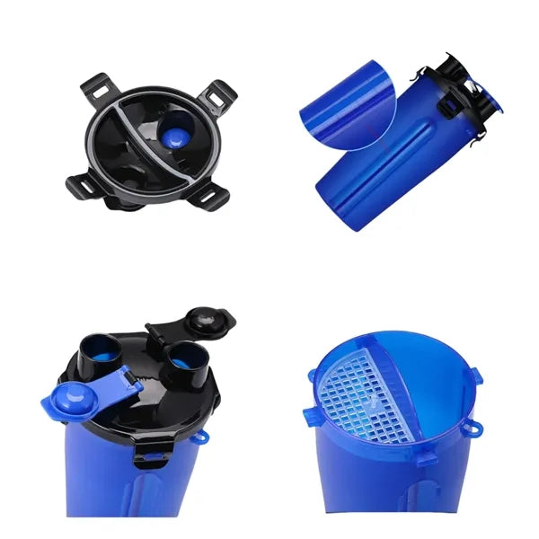 Portable Pet Water Bottle With Collapsible Bowl