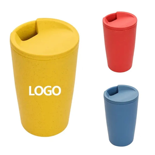 Eco Wheat Straw Cup with Lid