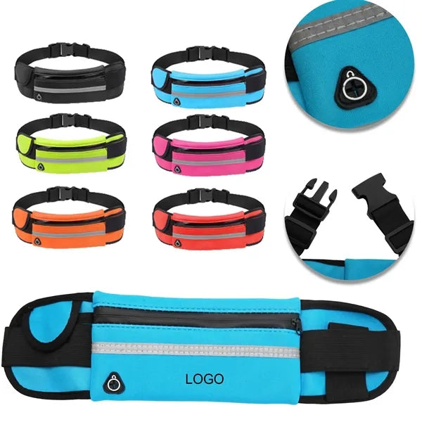 Running Waist Bag With Water Bottle Holder