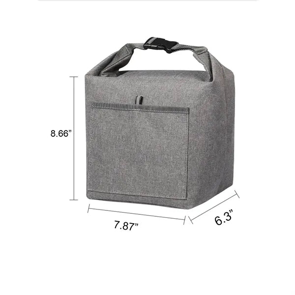 Bellevue Heathered Polyester Insulated Lunch Tote Bag