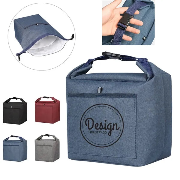 Bellevue Heathered Polyester Insulated Lunch Tote Bag