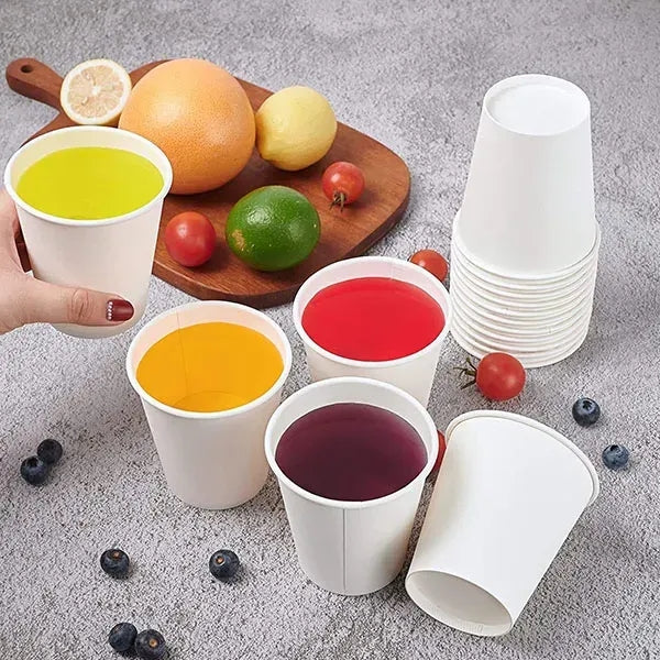 Printed Picnic Coffee 7oz Disposable Paper Cup