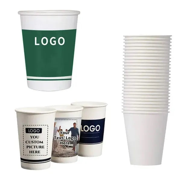 Printed Picnic Coffee 7oz Disposable Paper Cup
