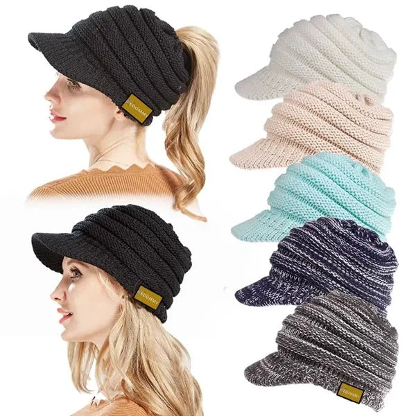 Peaked Solid Cap