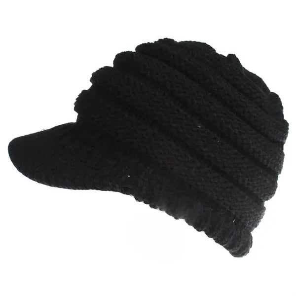 Peaked Solid Cap