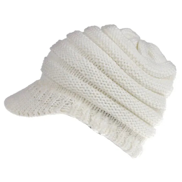 Peaked Solid Cap