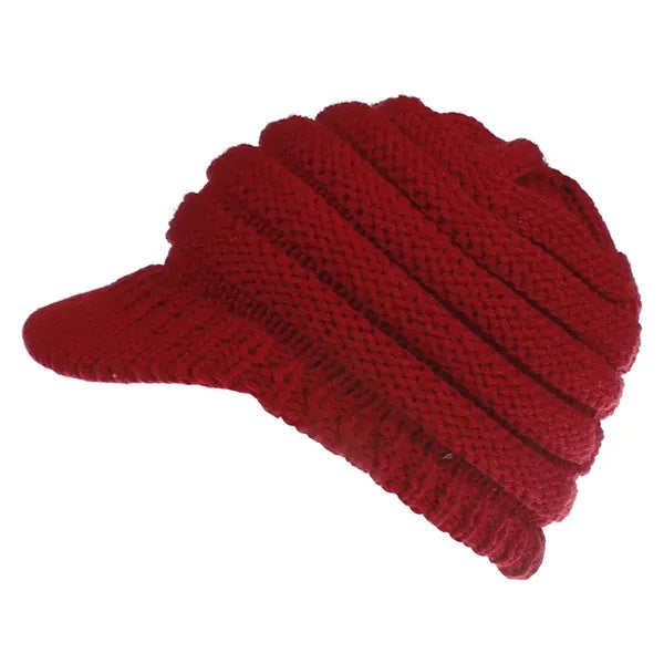 Peaked Solid Cap