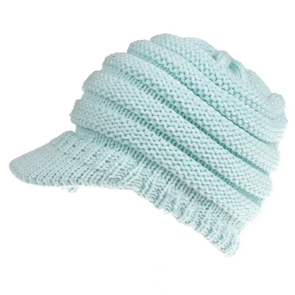 Peaked Solid Cap