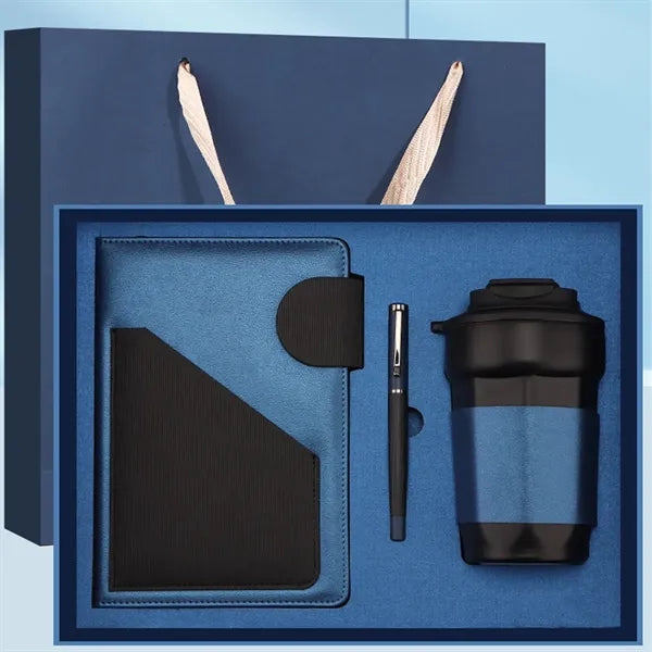 Employee teacher premium notebook insulated thermos gift set