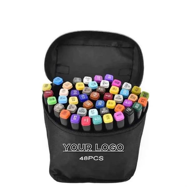48 Color Double Ended Marker Pen Set