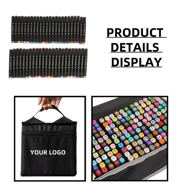 48 Color Double Ended Marker Pen Set