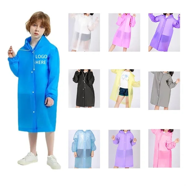Portable Child Raincoat Poncho