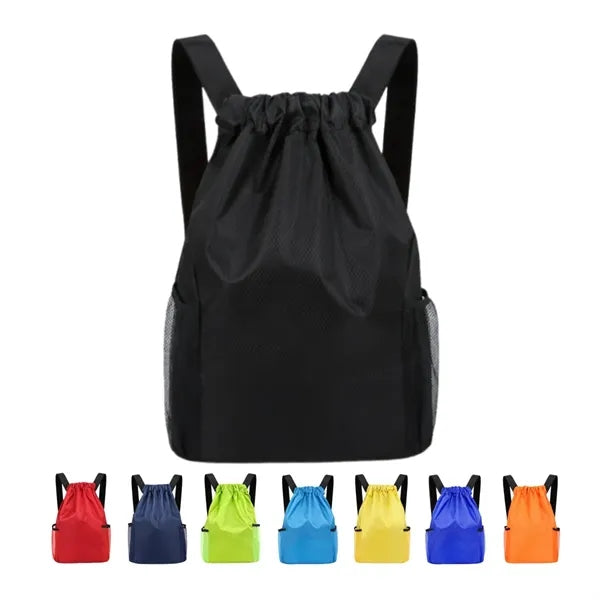 Sports Drawstring Backpack Gym Bag