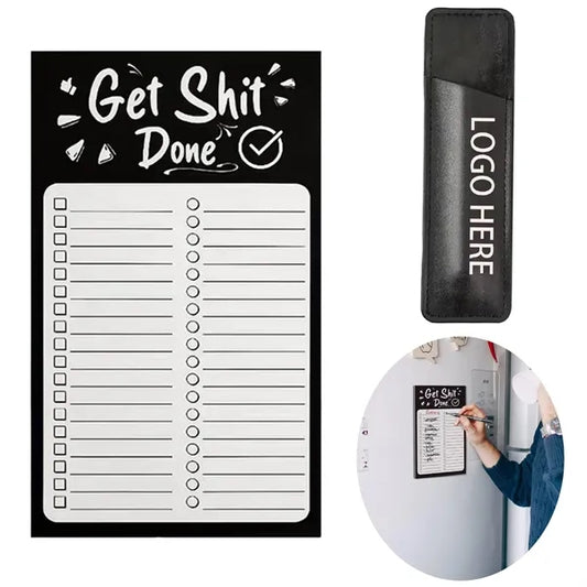 Magnetic Fridge To Do List Notepads with Pen Holder