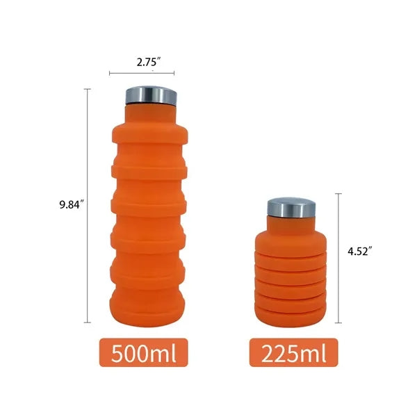 16Oz Colorful Collapsible Sport Bottles