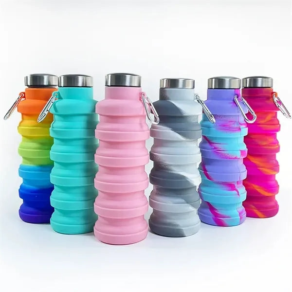 16Oz Colorful Collapsible Sport Bottles