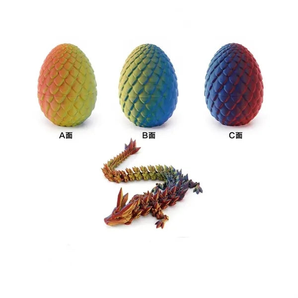 3D Printed 3.35-Inch Dragon Eggs