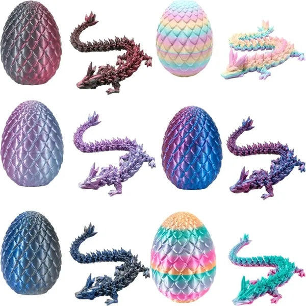 3D Printed 3.35-Inch Dragon Eggs
