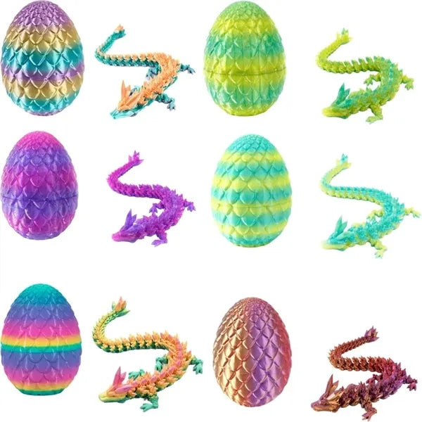 3D Printed 3.35-Inch Dragon Eggs