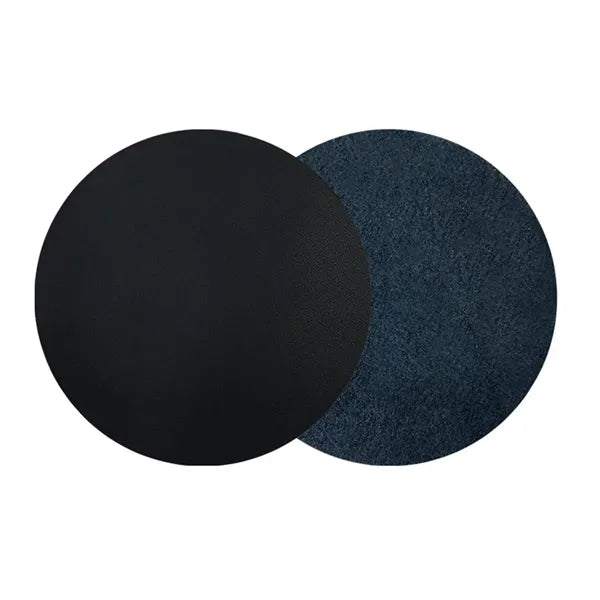 Round Heat-Resistant Stain-Resistant Leather Coaster Set