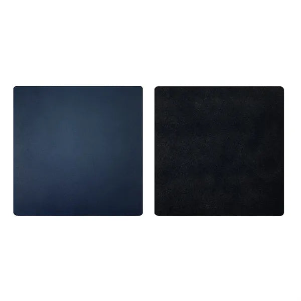 Round Heat-Resistant Stain-Resistant Leather Coaster Set