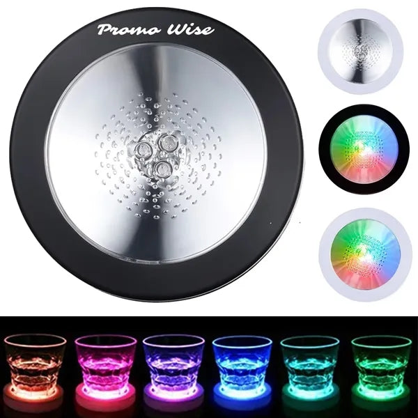 Luminous Wine Glass Coaster Gravity Sensing Saves Power