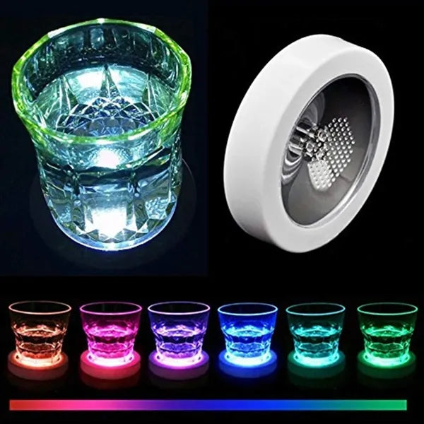 Luminous Wine Glass Coaster Gravity Sensing Saves Power