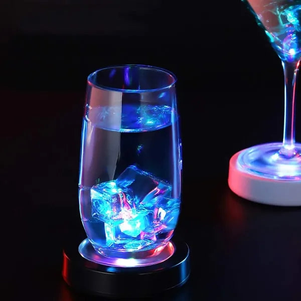 Luminous Wine Glass Coaster Gravity Sensing Saves Power