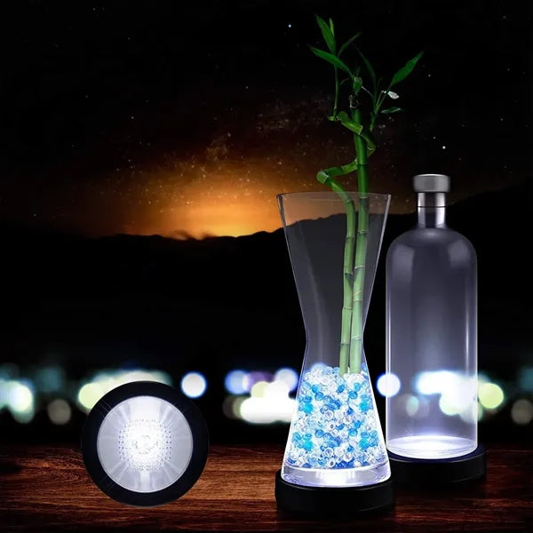 Luminous Wine Glass Coaster Gravity Sensing Saves Power